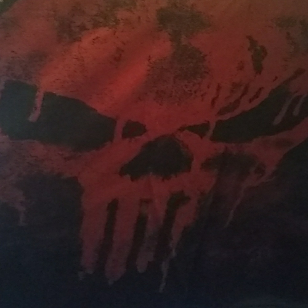 Marvel Punisher skull Tshirt Large